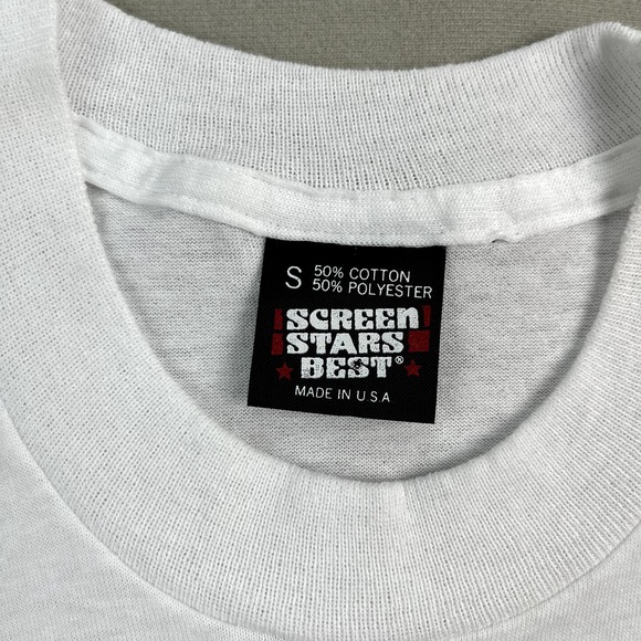 Vintage Yo-Yo Toys T-Shirt Adult Small White Exhibit Collection Made in USA 90s - Picture 5 of 10